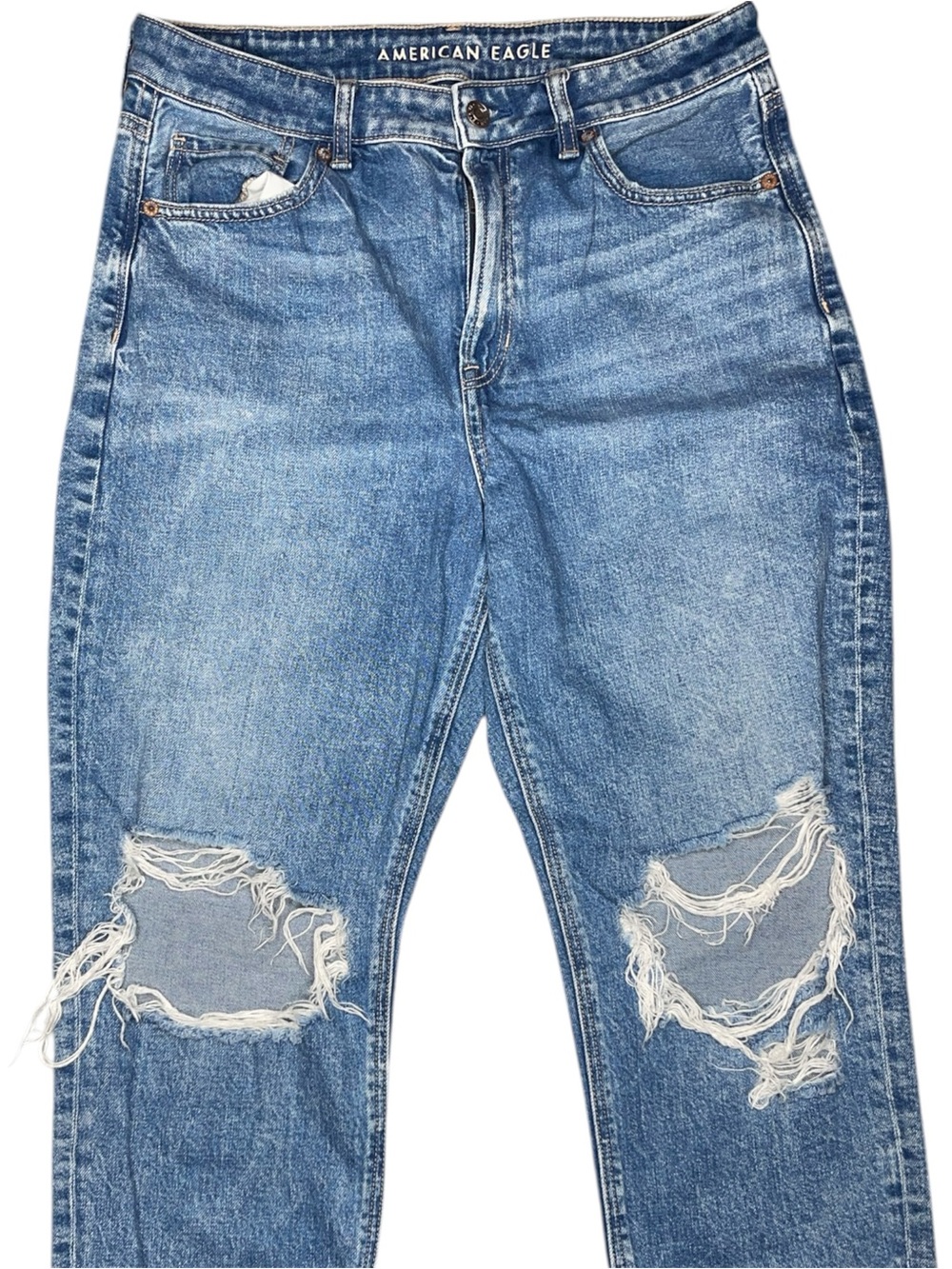 American Eagle Outfitters Strigid Medium Blue Denim Jeans - Picture 2 of 8